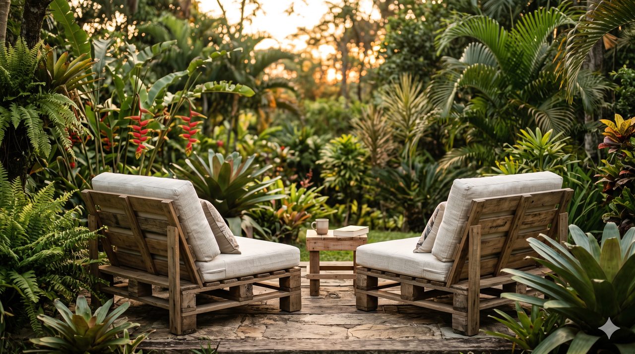 Espreguiçadeiras de jardim